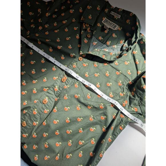 Duluth Trading Top Mens Medium Green Moscow Mule Beergarden Slim Fit LS - Picture 8 of 10